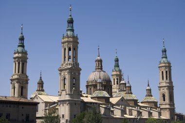 el pilar. Zaragoza, İspanya