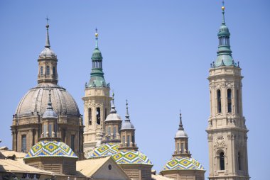 el pilar. Zaragoza, İspanya