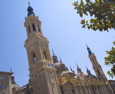 el pilar. Zaragoza, İspanya