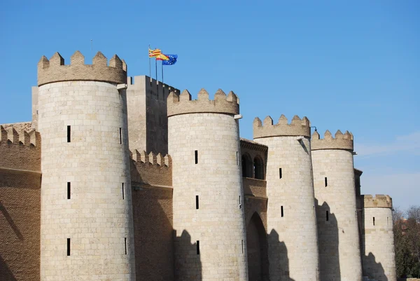 O Palácio de Aljafería — Fotografia de Stock