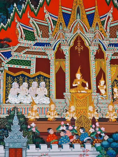壁画の仏教美術 — ストック写真