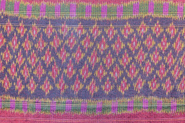 Macierzystego tajski tkanina — Zdjęcie stockowe