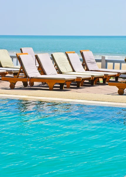Playa silla — Foto de Stock