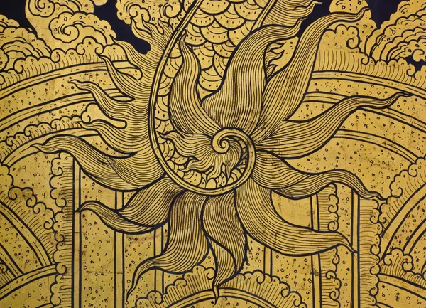 Kuyruk dragon sanat — Stok fotoğraf