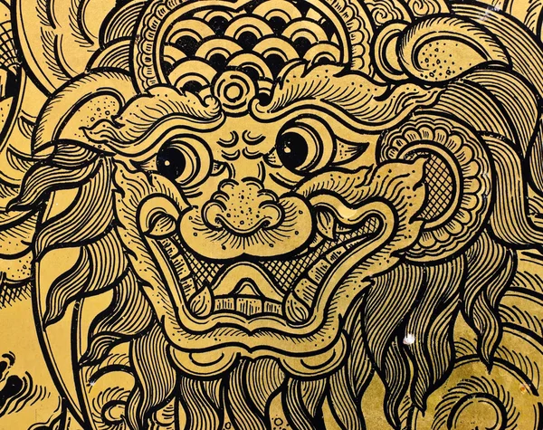 タイのドラゴンのアート — ストック写真