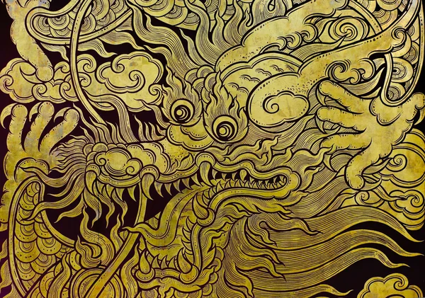 Drachenmalerei — Stockfoto