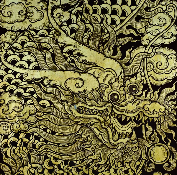 Dragon painting — Stock Photo, Image