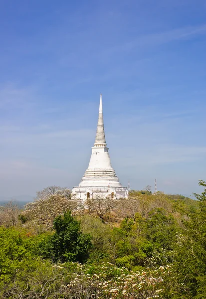 Vita pagoda på kulle — Stockfoto