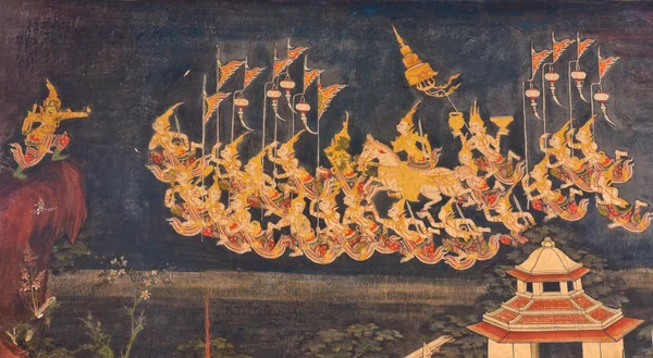 古代仏教壁画 — ストック写真