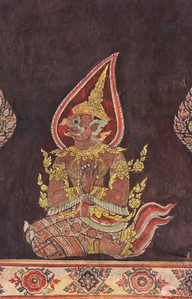 Starodawny sztuka tajski — Zdjęcie stockowe