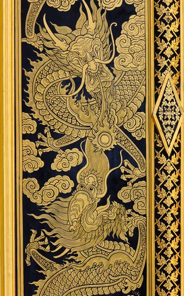 Pintura do dragão — Fotografia de Stock