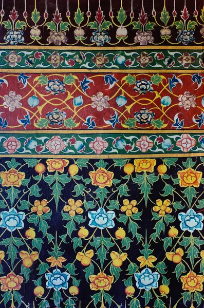 古代のタイの花のパターン — ストック写真