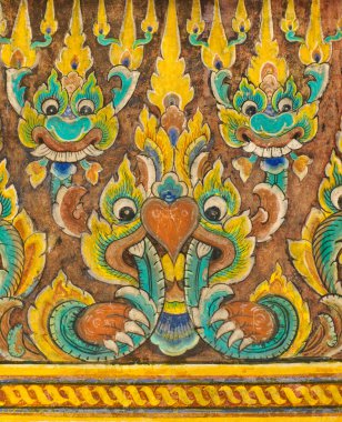 Ancient Thai painting clipart