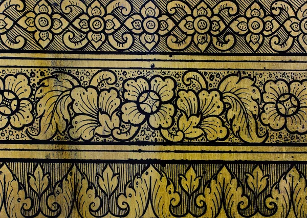 Oude Thaise patroon kunst — Stockfoto