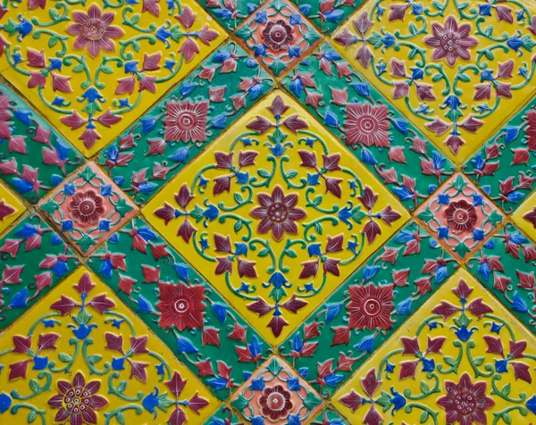 Красочная керамическая плитка — стоковое фото