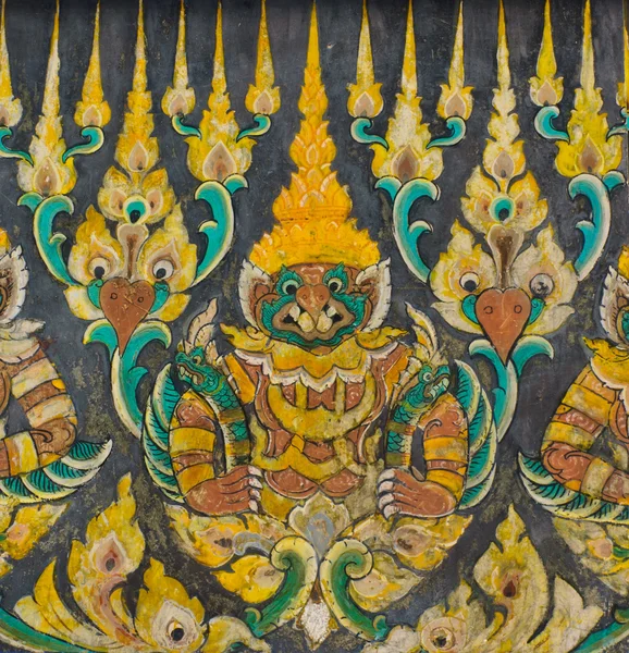 泰国古代绘画 — 图库照片