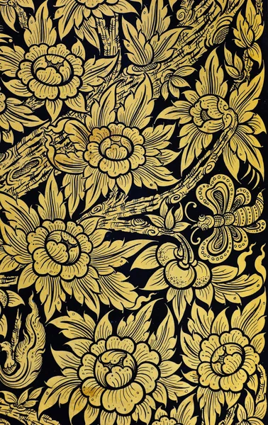 Ancient flower art — Stock Photo, Image