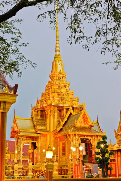 Arquitetura tailandesa do crematório real — Fotografia de Stock