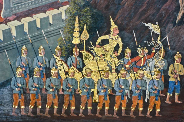 Pitture tradizionali thailandesi — Foto Stock
