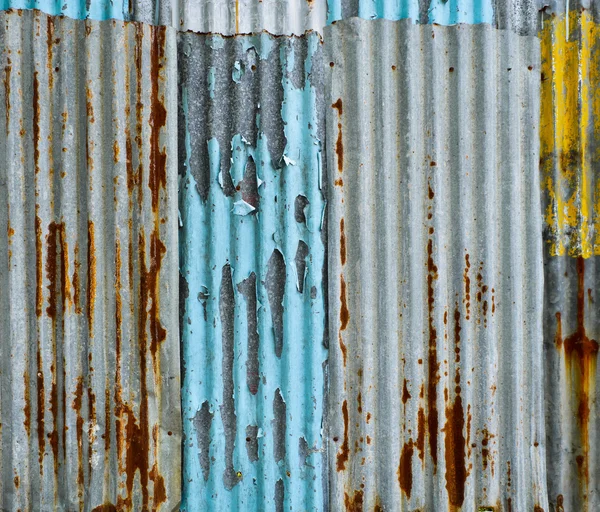 Corrugated metal wall — Stock Photo, Image