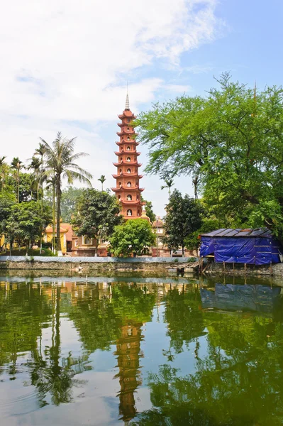 stock image View of Tran Quoc pagoda