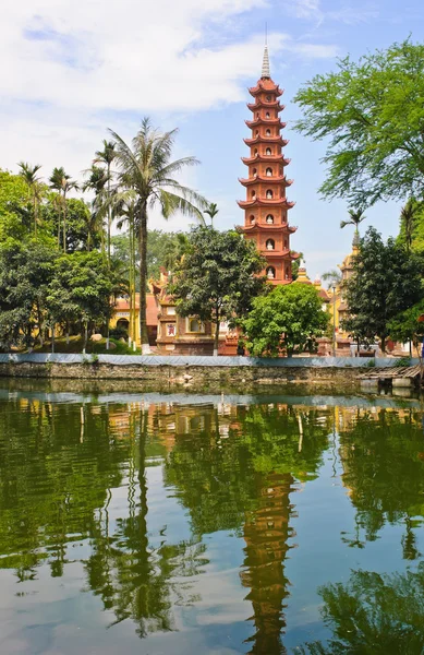 stock image Pagoda of Tran Quoc temple