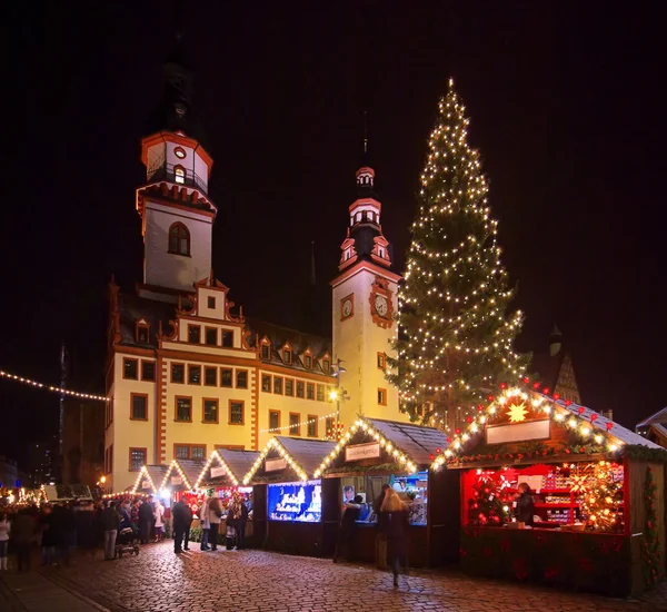 Chemnitz Kerstmarkt 01 — Stockfoto
