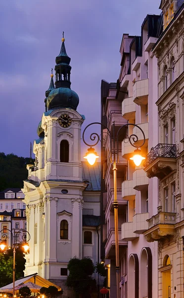 Karlovy vary Maria-Magdalena Kirche 01 — Stockfoto