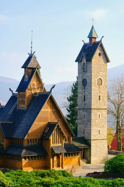 Karpacz kerk vang 02 — Stockfoto