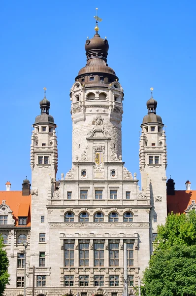 Leipzig neues Rathaus 03 — Stockfoto