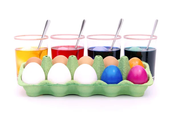 Velikonoční vajíčka barevné 12 — Stock fotografie