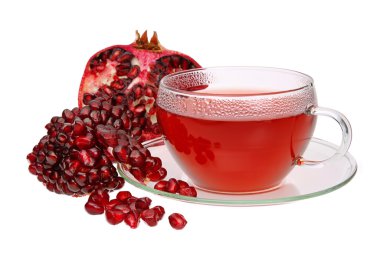 Tea pomegranate 06 clipart