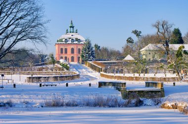 Moritzburg küçük sülün kale kış 04