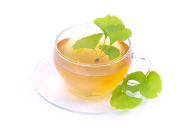 Tea ginkgo 08 clipart