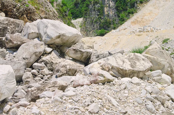 Carrara Marmor Stein Grube 20 — Stockfoto