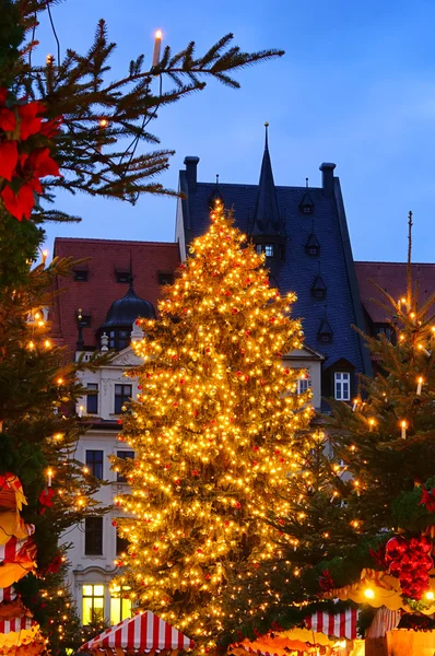 Лейпцигский рождественский рынок 02 — стоковое фото