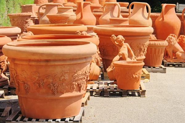 Flower pot from terracotta 05 — Stock Photo, Image