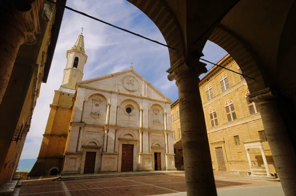 Pienza cathedral 01 — Stock Photo, Image