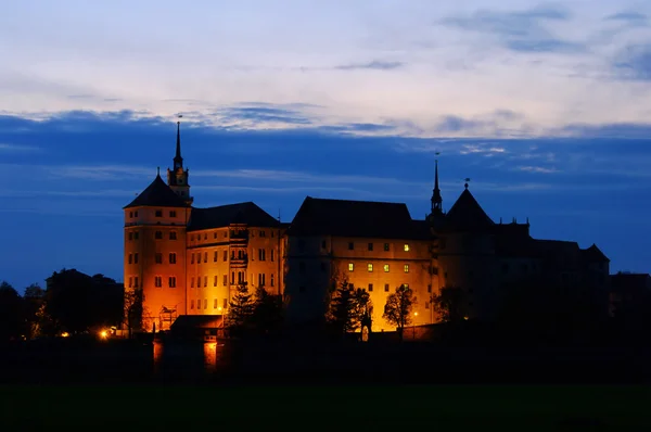 Torgau castelo noite 03 — Fotografia de Stock