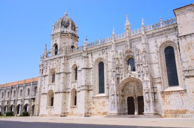 Lissabon Hieronymus Kloster - Lisbon Jeronimos Monastery 01 clipart