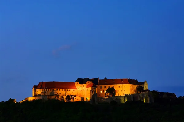 Freyburg castle door nacht 01 — Stockfoto