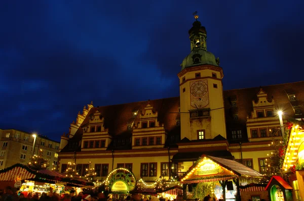 Lipsia mercatino di Natale 01 — Foto Stock
