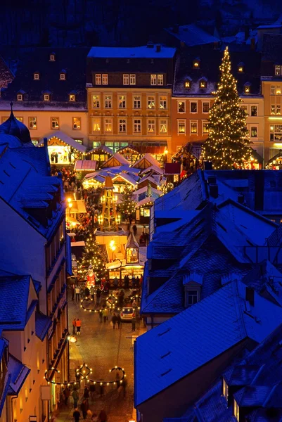 Annaberg-buchholz Kerstmarkt 01 — Stockfoto