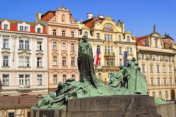 Прага Ян Гус — стоковое фото