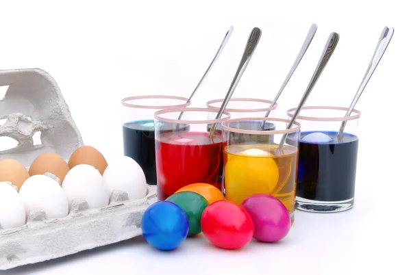07 Paskalya yumurtaları renkli — Stok fotoğraf