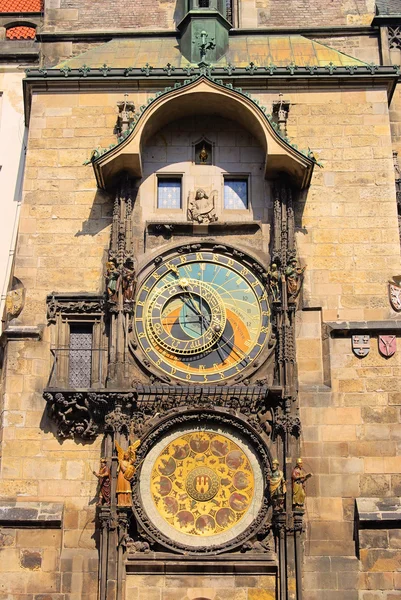 Praha věžní hodiny 01 — Stock fotografie
