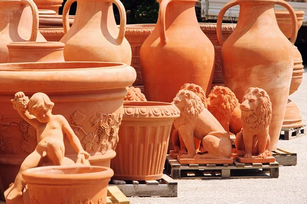 Flower pot from terracotta 06 — Stock Photo, Image