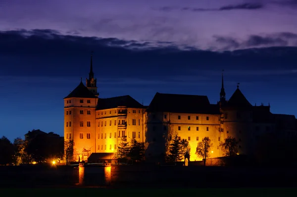 Torgau castelo noite 02 — Fotografia de Stock