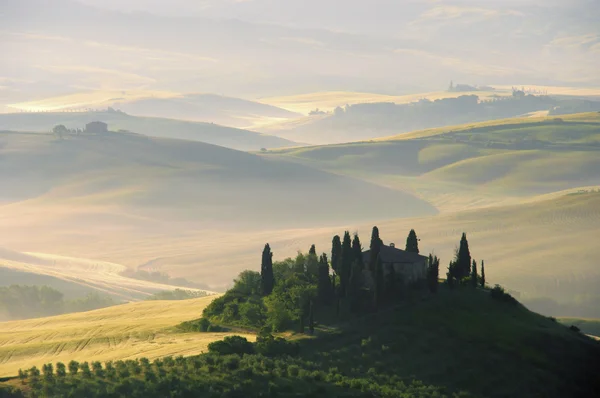 Toskana Hügel in Italien — Stockfoto