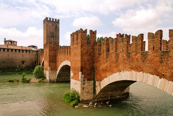 Verona Ponte Scaligero 02 — Stockfoto